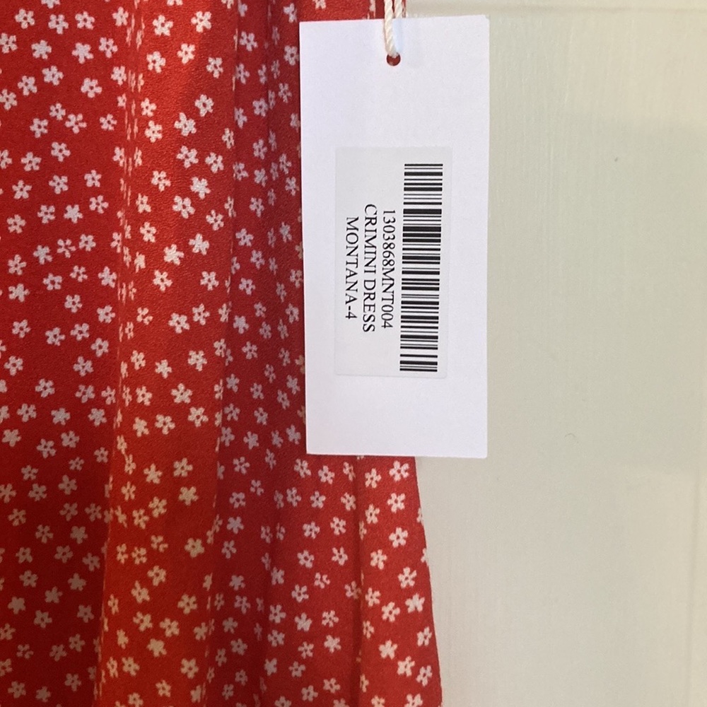 New Reformation size 4 red dress